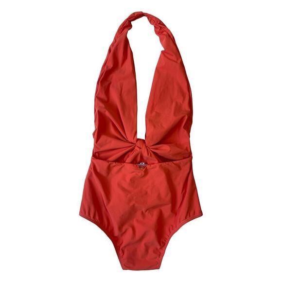 Rosachá Low Plunge Neckline Low Cut Back One Piece Swimsuit - Size Medium - Picture 3 of 10